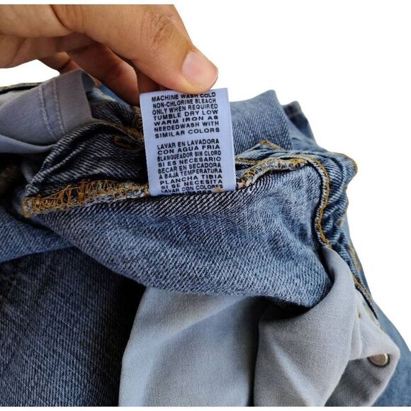 Polo Jeans CO Kelly Jeans Light Wash 5 Pockets by Lauren Ralph Size 6x32 - Picture 12 of 13